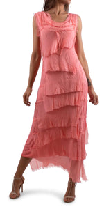 Gigi Moda Sienna Silk Layers Maxi Dress