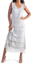 Load image into Gallery viewer, Gigi Moda Sienna Silk Layers Maxi Dress
