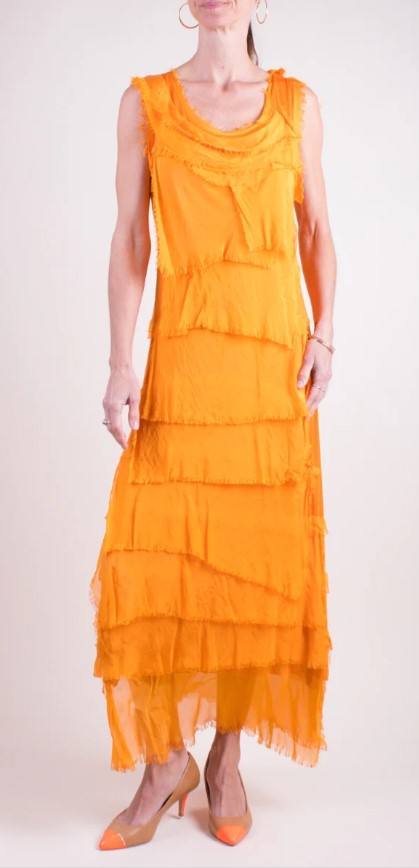 Gigi Moda Sienna Silk Layers Maxi Dress