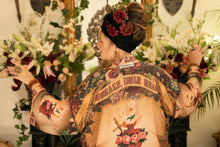 Load image into Gallery viewer, Market of Stars Courage Dear Heart Pixie Duster Crop Kimono w/ Sacred Heart
