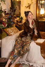 Load image into Gallery viewer, Market of Stars Golden Hour Linen Cropped Artist Pant w/ Floral Print
