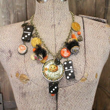 Load image into Gallery viewer, The Primitive Peddler Trick Or Treat Confections Charm'd Necklace
