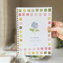 Load image into Gallery viewer, Emily Lex Studio Flowers watercolor workbook

