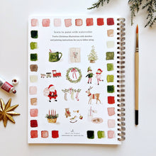 Load image into Gallery viewer, Emily Lex Studio Christmas watercolor workbook
