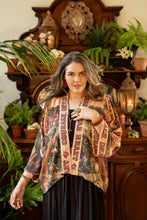 Load image into Gallery viewer, Market of Stars Courage Dear Heart Pixie Duster Crop Kimono w/ Sacred Heart
