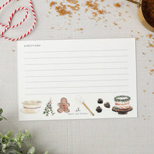 Load image into Gallery viewer, Emily Lex Studio Christmas baking recipe cards
