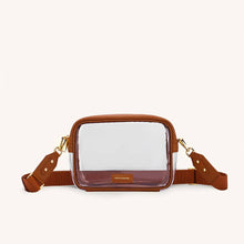 Load image into Gallery viewer, Myra Bag Mira &amp; Moss Cleo Clear Bag Tan

