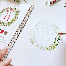 Load image into Gallery viewer, Emily Lex Studio Christmas watercolor workbook
