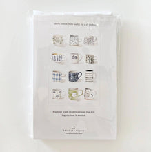 Load image into Gallery viewer, Emily Lex Studio Mugs cotton flour sack tea towel
