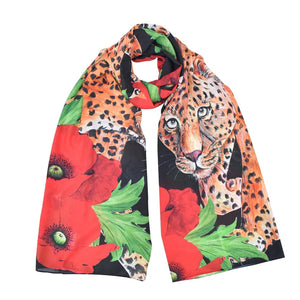 Anuschka Printed Chiffon Scarf