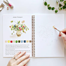 Load image into Gallery viewer, Emily Lex Studio Bouquets watercolor workbook
