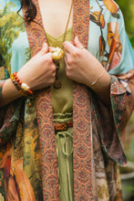 Load image into Gallery viewer, Market of Stars Secret Garden Opera Duster Kimono Robe w/ Swan, Fan
