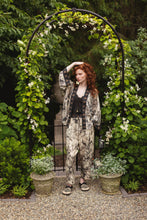 Load image into Gallery viewer, Market of Stars Honey &amp; The Moon Linen Crop Artist Pant w/ Boho Floral Print
