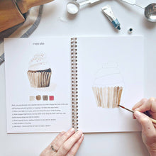 Load image into Gallery viewer, emily lex studio Baking watercolor workbook
