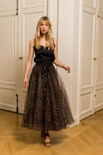 Load image into Gallery viewer, CHOKLATE PARIS Aria skirt in leopard-print tulle
