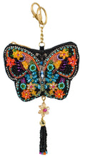 Load image into Gallery viewer, Mary Frances Flight of Fancy Butterfly Beaded Coin Purse

