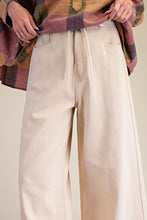 Load image into Gallery viewer, Easel Wide Leg Washed Denim Palazzo Pant
