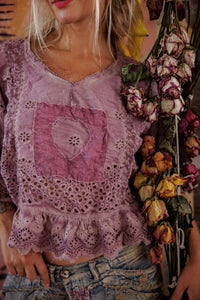 Magnolia Pearl Eyelet Rosemary Blouse