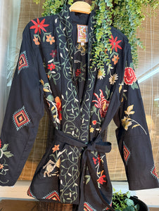 Johnny Was Belted Military Jacket Helenia