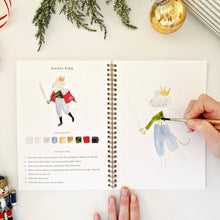 Load image into Gallery viewer, Emily Lex Studio Nutcracker watercolor workbook
