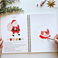 Load image into Gallery viewer, Emily Lex Studio Christmas watercolor workbook
