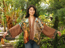 Load image into Gallery viewer, Market of Stars Secret Garden Pixie Duster Cropped Kimono w/ Swan
