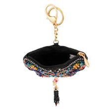 Load image into Gallery viewer, Mary Frances Flight of Fancy Butterfly Beaded Coin Purse
