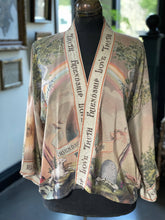 Load image into Gallery viewer, Market of Stars Friendship Love &amp; Truth Vintage Wash Pixie Duster Kimono

