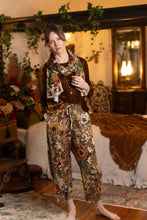 Load image into Gallery viewer, Market of Stars Golden Hour Linen Cropped Artist Pant w/ Floral Print

