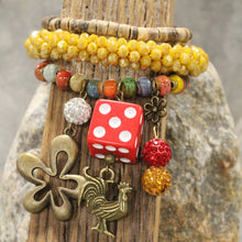 Load image into Gallery viewer, The Primitive Peddler A Sunny Kind Of Day Bracelet Set

