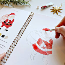 Load image into Gallery viewer, Emily Lex Studio Christmas watercolor workbook
