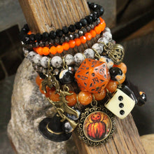 Load image into Gallery viewer, The Primitive Peddler TRICK or TREAT Charm'd Bracelet Set

