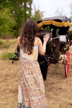 Load image into Gallery viewer, Market of Stars Love Revolution Bohéme Slip Dress w/ Sun, Horse &amp; Florals
