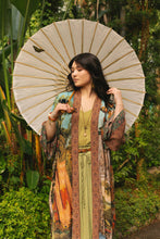 Load image into Gallery viewer, Market of Stars Secret Garden Opera Duster Kimono Robe w/ Swan, Fan
