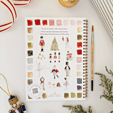Load image into Gallery viewer, Emily Lex Studio Nutcracker watercolor workbook
