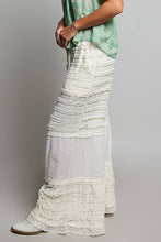 Load image into Gallery viewer, Pol Clothing Solid Pattern Eyelet Patch High-Rise Lace Knit Pants
