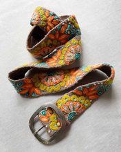 Load image into Gallery viewer, Jenny Krauss Andean Whisper Embroidered Wool Belt
