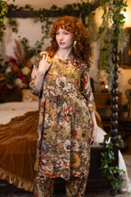 Load image into Gallery viewer, Market of Stars Golden Hour Artist Dress Tunic w/ Pockets &amp; Floral Print
