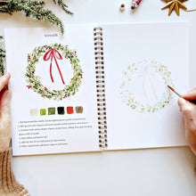 Load image into Gallery viewer, Emily Lex Studio Christmas watercolor workbook
