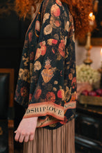 Load image into Gallery viewer, Market of Stars Heart of Gold Pixie Duster Crop Kimono w/ Sacred Heart
