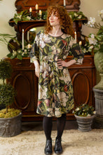 Load image into Gallery viewer, Market of Stars Fleur De Lune Artist Dress Tunic w/ Pockets, Florals &amp; Bees
