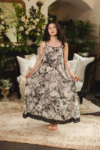 Load image into Gallery viewer, Market of Stars Honey &amp; The Moon Bohéme Maxi Slip Dress w/ Florals &amp; Bees
