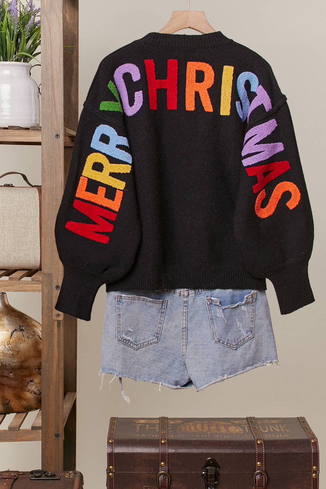 Mello OVERSIZE Christmas Sweater with Lettering