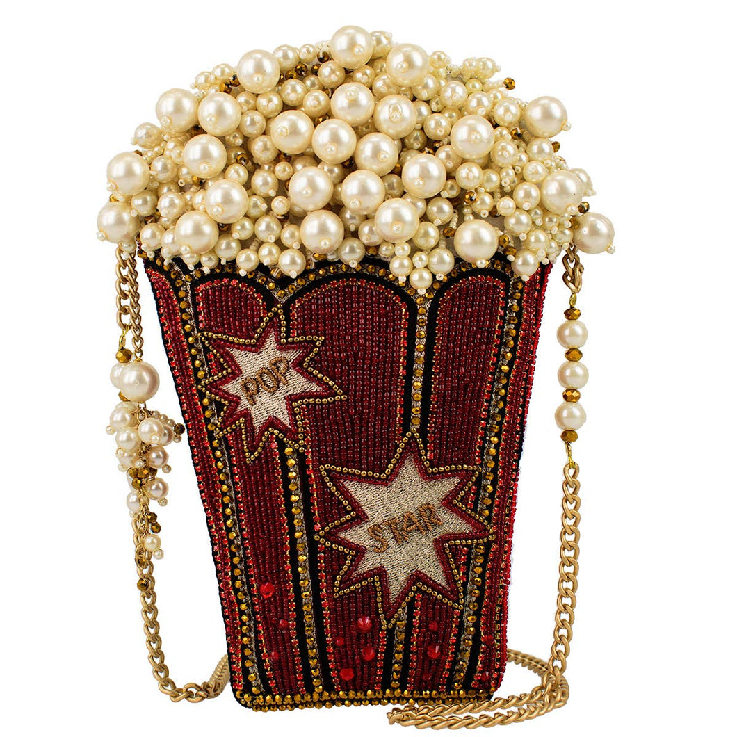 Mary Frances Movie Night Popcorn Bucket Handbag