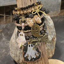 Load image into Gallery viewer, The Primitive Peddler Ghostly BOO Charm'd Bracelet Set
