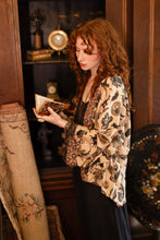 Load image into Gallery viewer, Market of Stars Curiosities Pixie Duster Crop Kimono w/ whimsical print
