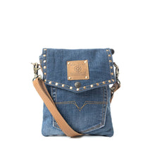 Load image into Gallery viewer, Myra Bag Dahlia Denim Crossbody Bag
