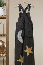 Load image into Gallery viewer, Mello Moon and Star Patchwork Overalls
