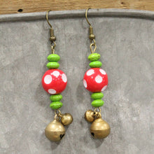 Load image into Gallery viewer, The Primitive Peddler No Scrooge Allowed Dangle Earrings

