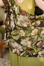 Load image into Gallery viewer, Market of Stars Fleur De Lune Scarf with Floral Print &amp; Bees
